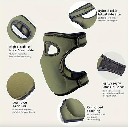 Gardening Knee Pads with Pressure Relief Opening, view 12