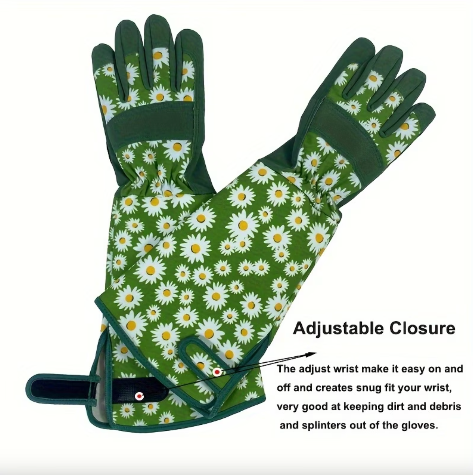 Long Sleeve Rose Pruning Gloves with Reinforced Palm, view 9
