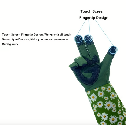 Long Sleeve Rose Pruning Gloves with Reinforced Palm, view 5