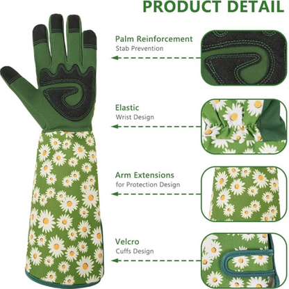 Long Sleeve Rose Pruning Gloves with Reinforced Palm, view 11
