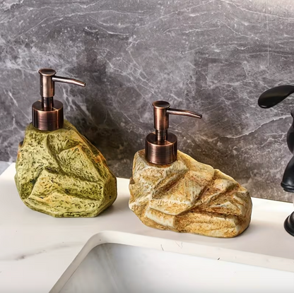 Stone Texture Ceramic Soap Dispenser with Pump, view 7