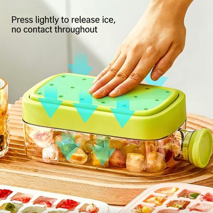 Ice Cube Maker Water Bottle with Press Release, view 4