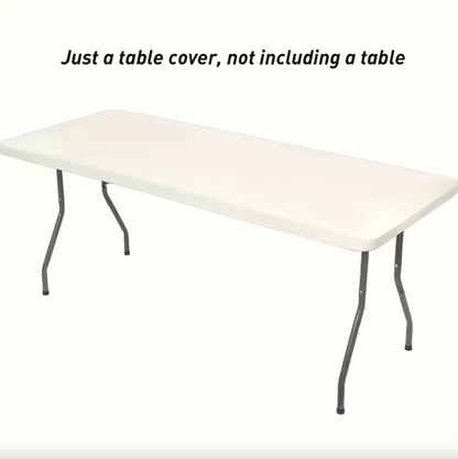 Stretch Fitted Table Cover for 6 ft Folding Tables, view 9