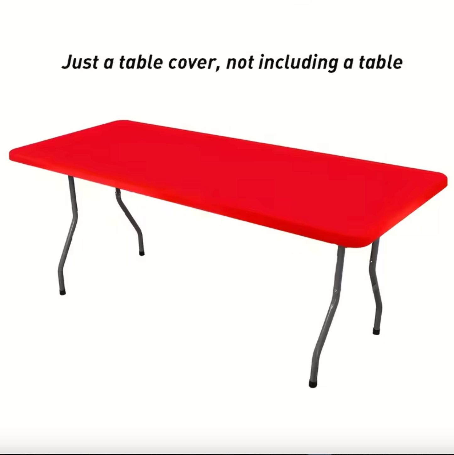 Stretch Fitted Table Cover for 6 ft Folding Tables, view 11