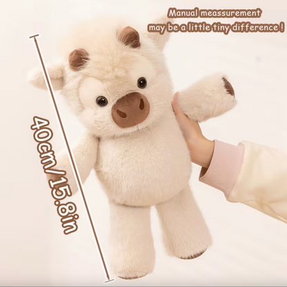 Highland Cow Plush Toy, 15.8 in Tall, Two Colors, view 8