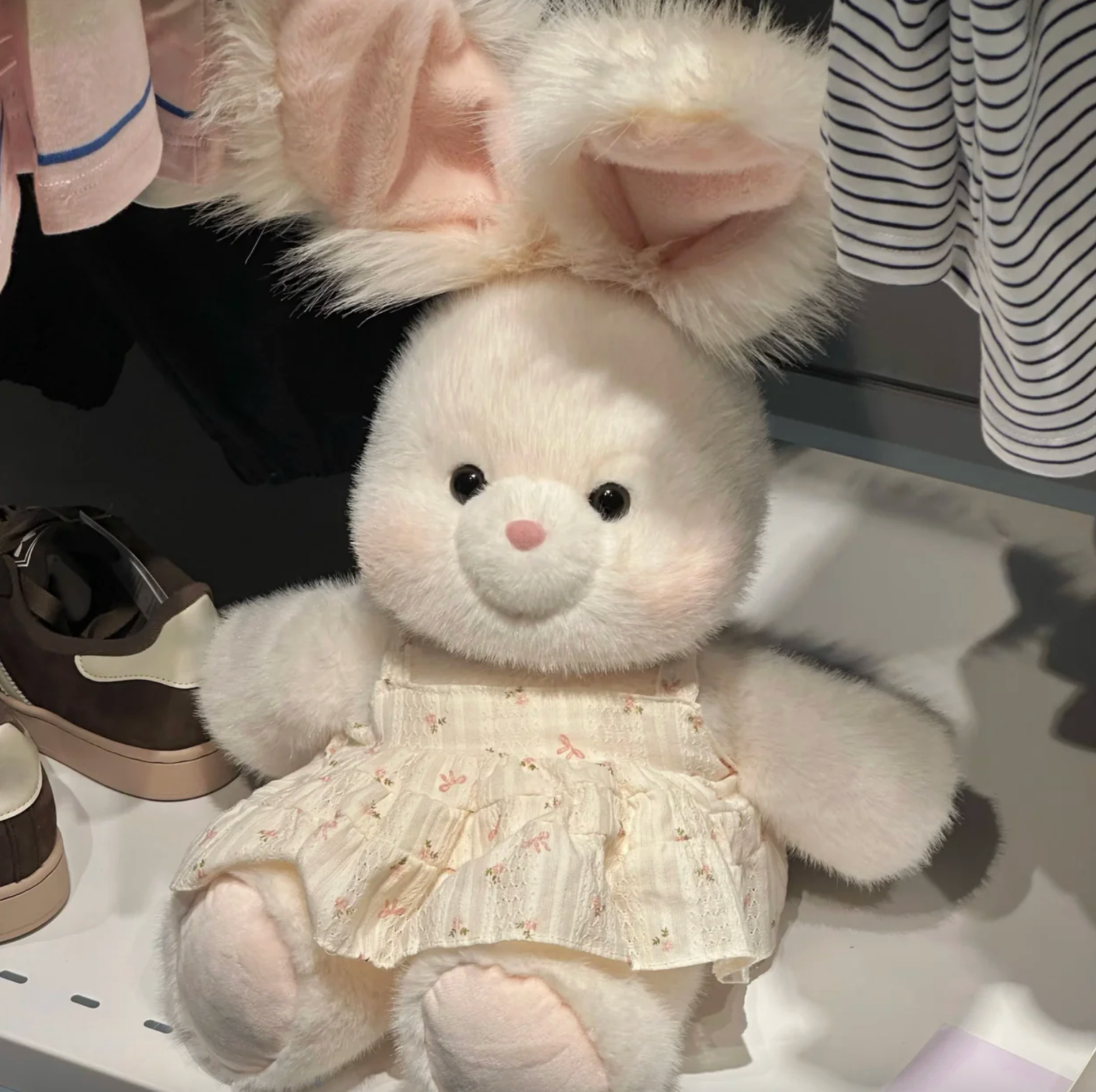 Floppy Eared Rabbit Plush Toy, 15.8 in Tall, view 4