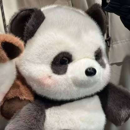 Panda Plush Toy, 11.8 in Chunky Sitting Size, view 3
