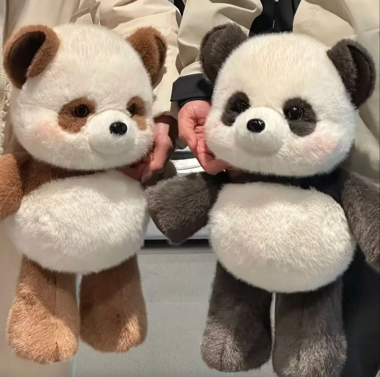 Panda Plush Toy, 11.8 in Chunky Sitting Size, view 5