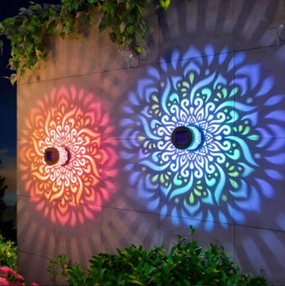 Solar Mandala Projection Lanterns, Set of 2, view 4