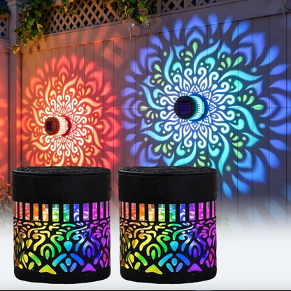 Solar Mandala Projection Lanterns, Set of 2, view 6