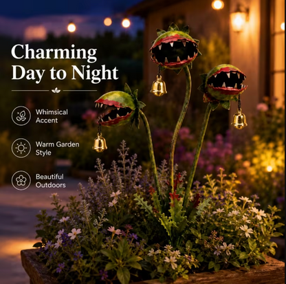 Carnivorous Plant Garden Stake in Metal, 25.2 in, view 4