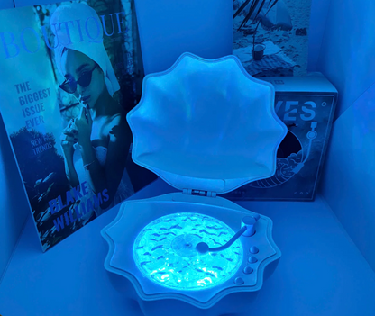 Shell Shaped Bluetooth Speaker with Wave Light, view 11