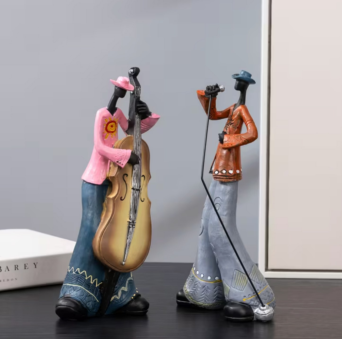 Jazz Musician Figurines in Hand Painted Resin, view 10