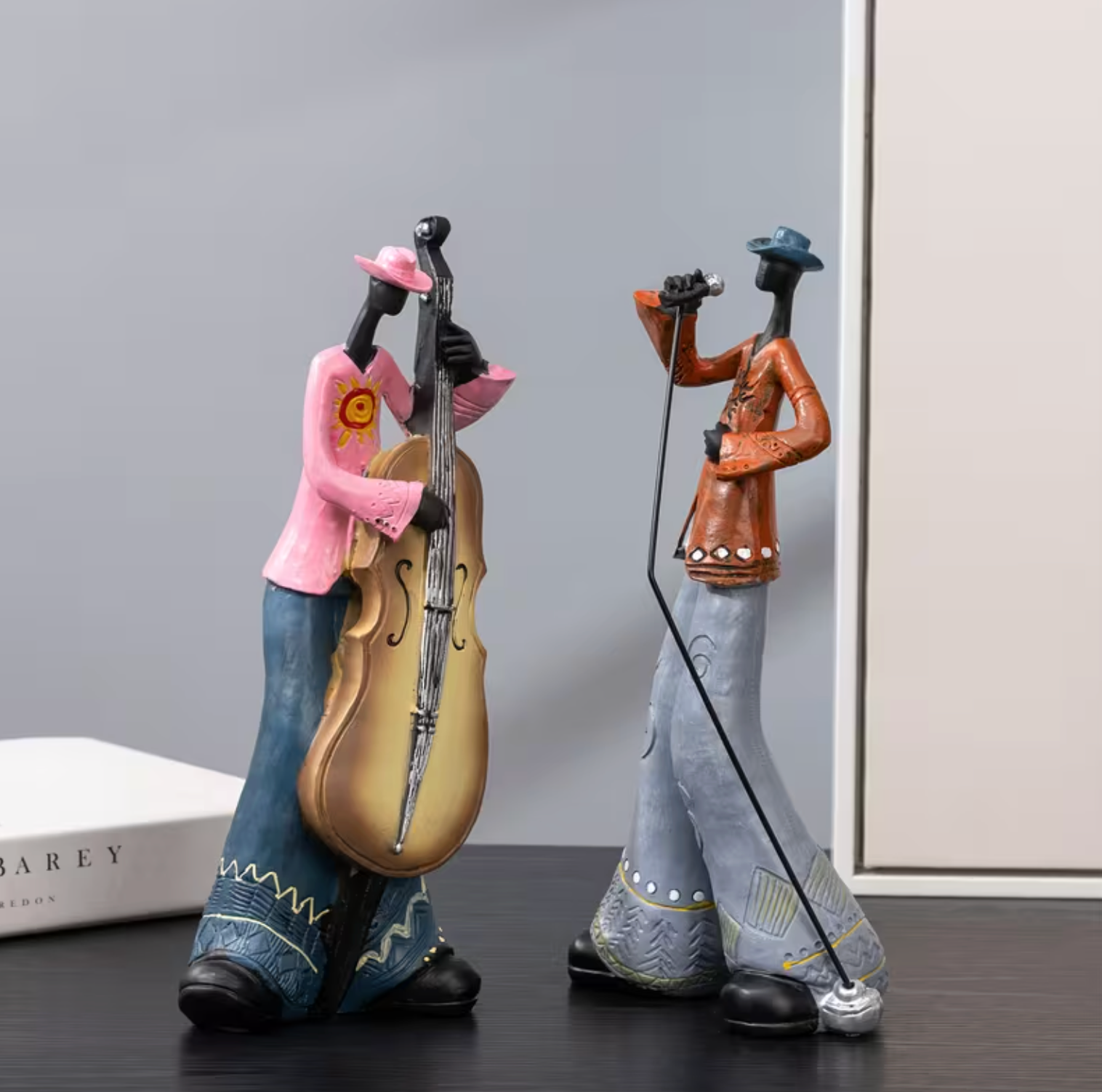 Jazz Musician Figurines in Hand Painted Resin, view 10