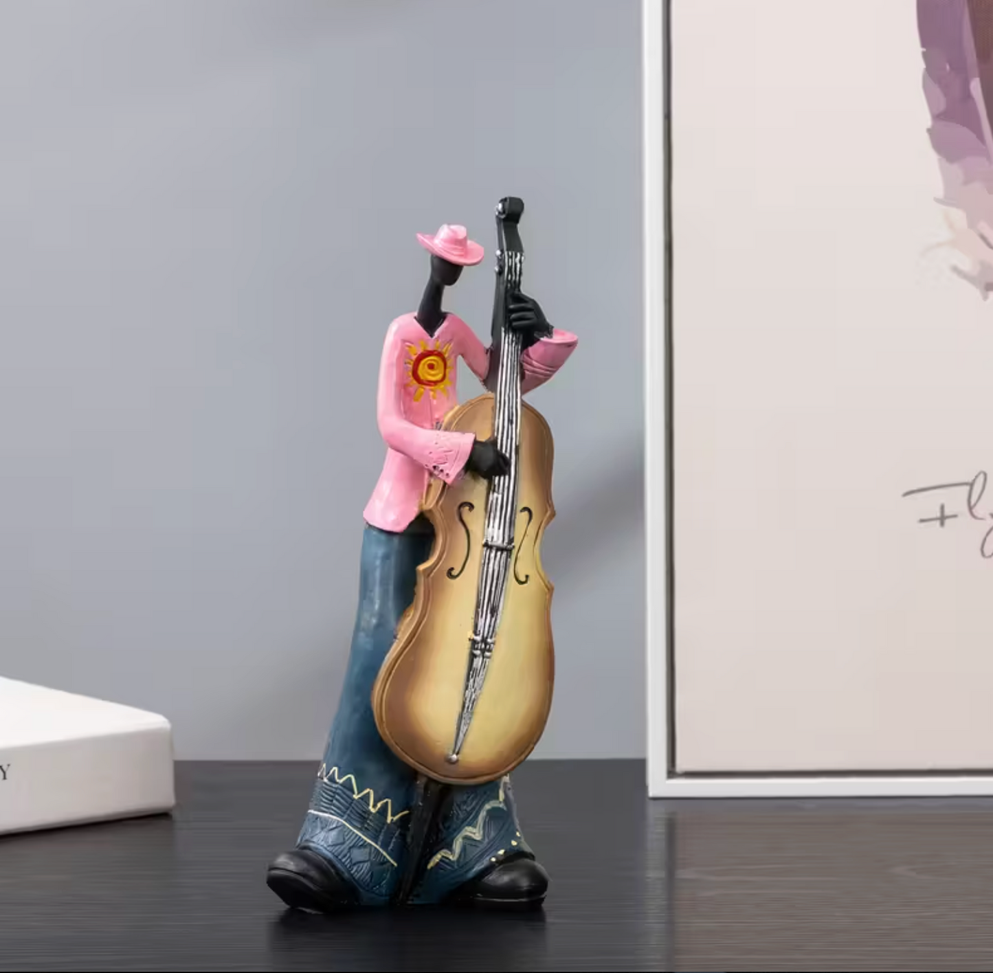 Jazz Musician Figurines in Hand Painted Resin, view 9