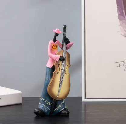 Jazz Musician Figurines in Hand Painted Resin, view 9