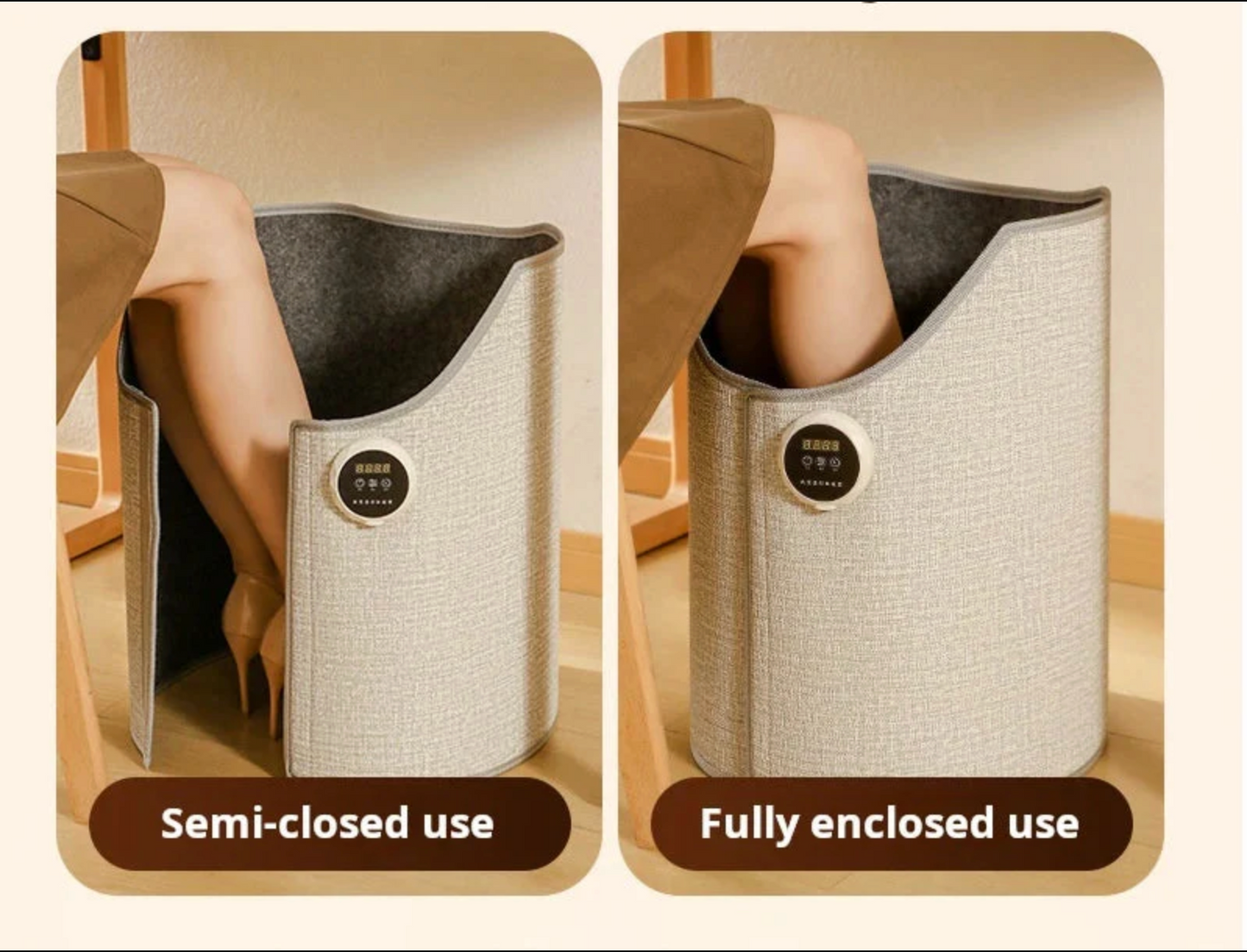 Under Desk Heated Foot Warmer with Timer, 3 Levels, view 3
