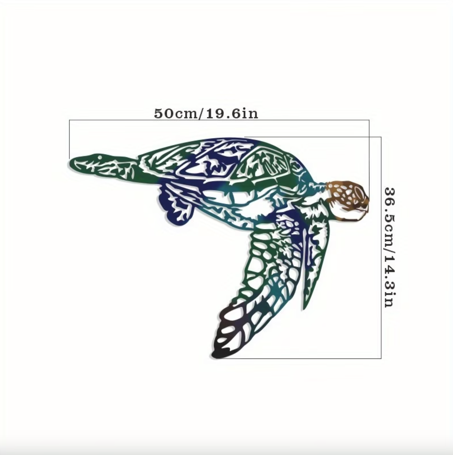 Metal Marine Life Wall Art, Four Ocean Designs, view 12