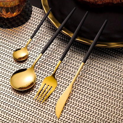 Gold Flatware in Stainless Steel, Mirror or Matte, view 13