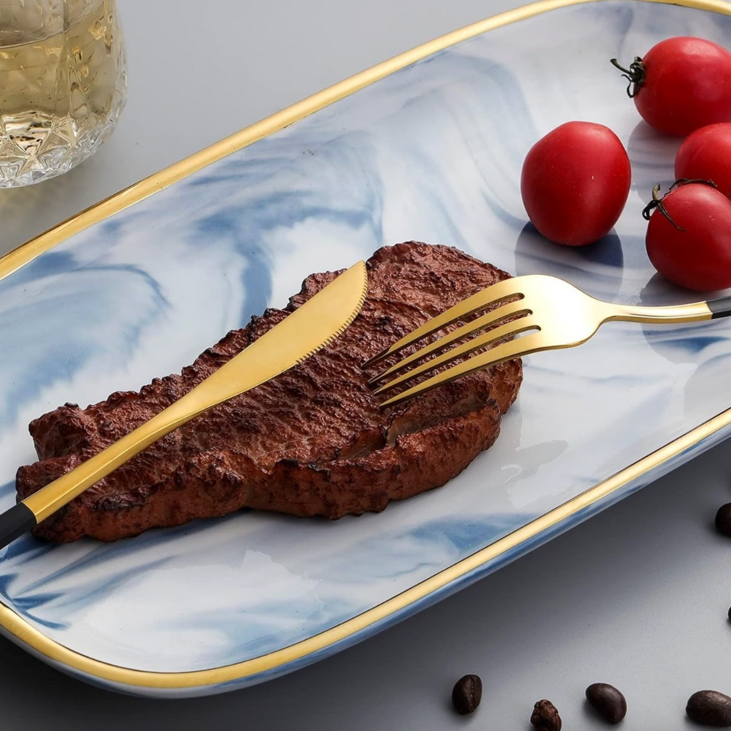 Gold Flatware in Stainless Steel, Mirror or Matte, view 12