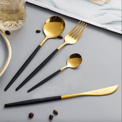 Gold Flatware in Stainless Steel, Mirror or Matte, view 10