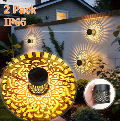 Solar Mandala Projection Lanterns, Set of 2, view 7