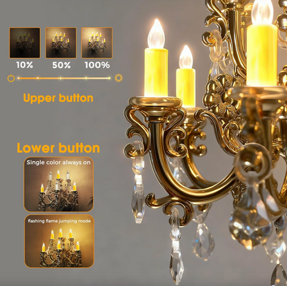 Plug In Crystal Chandelier Night Light with Sensor, view 12