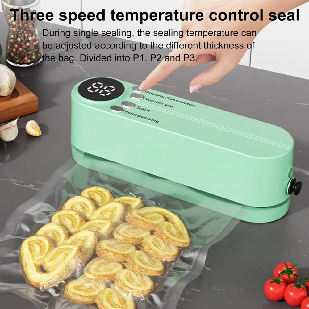 Cordless Handheld Vacuum Sealer for Food Bags, view 5