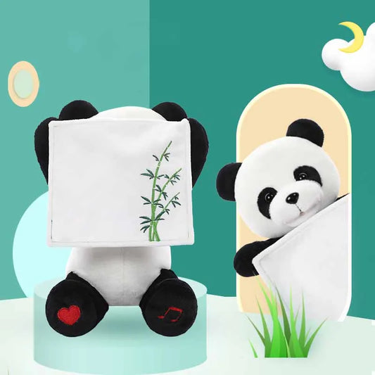 Peekaboo Plush Panda with Music and Moving Paws