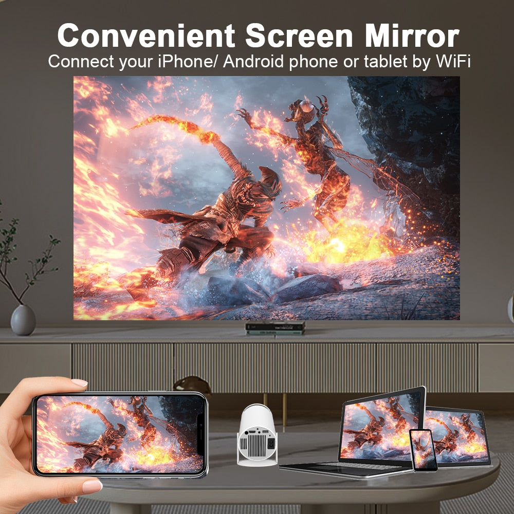 Portable HD Projector with Built In Streaming Apps, view 7