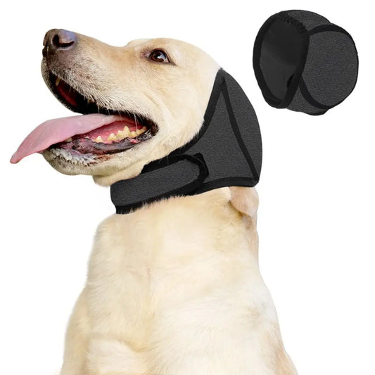 Calming Ear Wrap for Dogs with Adjustable Chin Strap, view 2