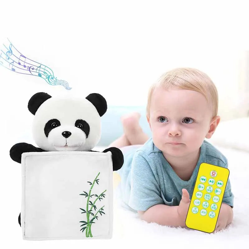 Peekaboo Plush Panda with Music and Moving Paws, view 3