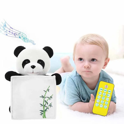 Peekaboo Plush Panda with Music and Moving Paws, view 3