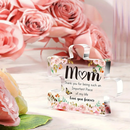 Acrylic Puzzle Piece Keepsake Gift for Mom, view 4