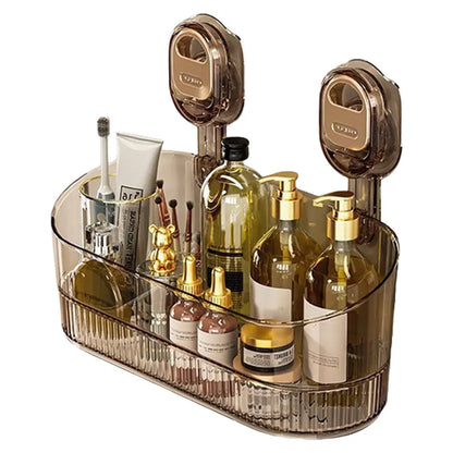 Suction Mounted Bathroom Shelf, No Drilling, view 6