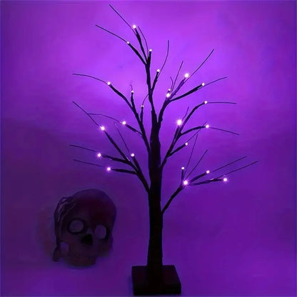 Lit Branch Tree, 20 in, 24 LEDs, USB or Battery, view 8