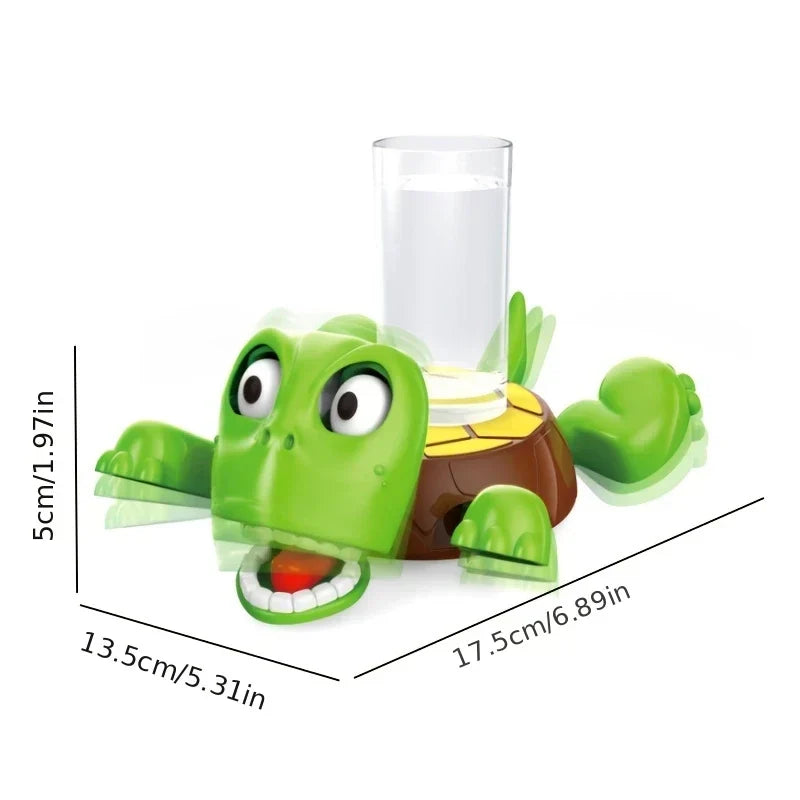 Turtle Coaster with a Face That Changes Under a Cup, view 6