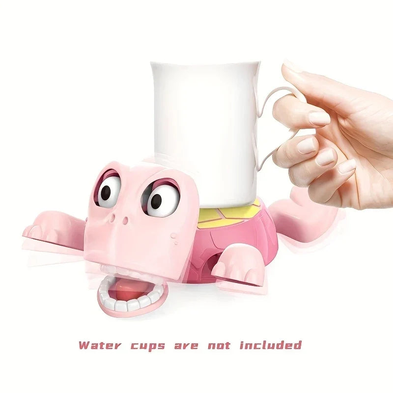 Turtle Coaster with a Face That Changes Under a Cup, view 8