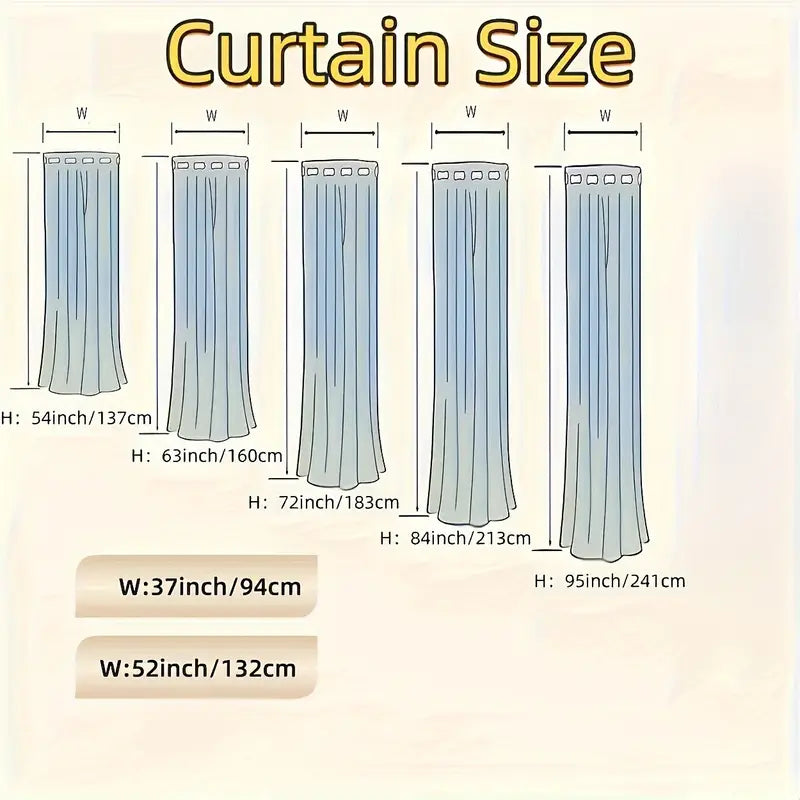 Double Layer Blackout Curtains, Rod Pocket, Pair, view 5