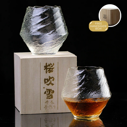 Handmade Japanese Edo Glass Tumbler for Whiskey, view 2
