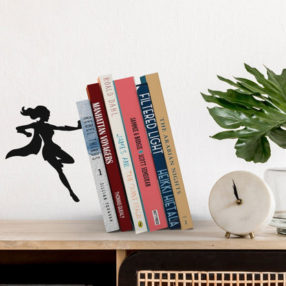 Metal Superhero Floating Bookshelf and Bookend, view 8