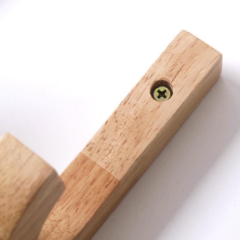 Birch Wood J Hook Wall Hooks, Single or Pair, view 4