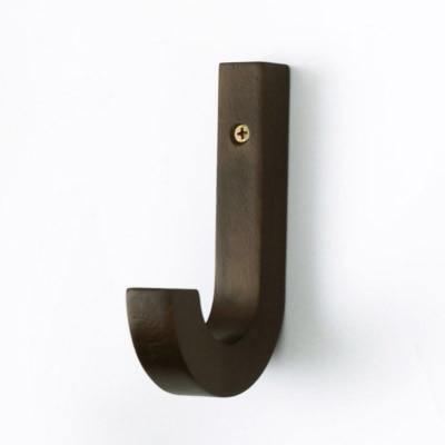 Birch Wood J Hook Wall Hooks, Single or Pair, view 6