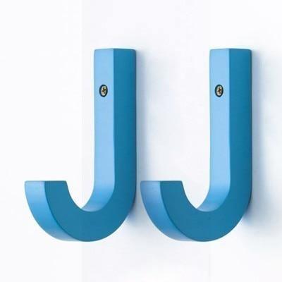 Birch Wood J Hook Wall Hooks, Single or Pair, view 15