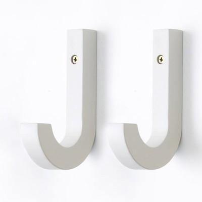 Birch Wood J Hook Wall Hooks, Single or Pair, view 16