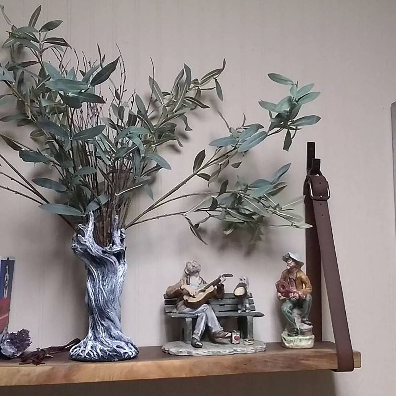 Twisted Tree Trunk Resin Vase, 7.87 in Tall, view 10