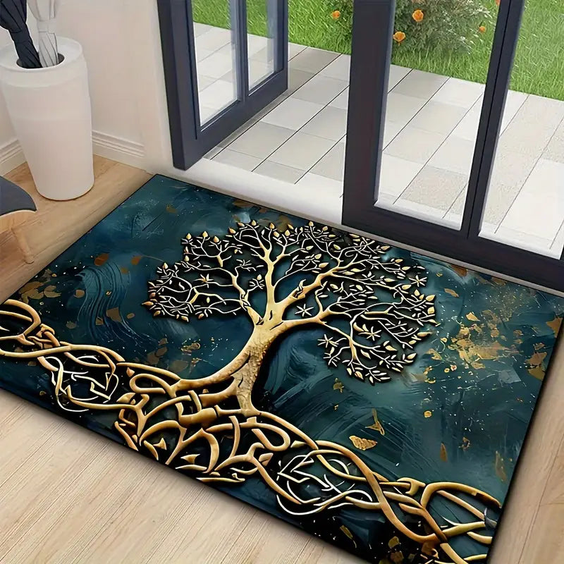 Tree of Life Doormat and Kitchen Runner, Non Slip, view 4