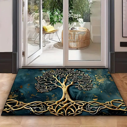 Tree of Life Doormat and Kitchen Runner, Non Slip, view 5