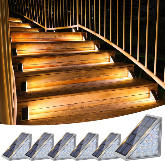 Outdoor Solar Step Lights for Stairs and Decks