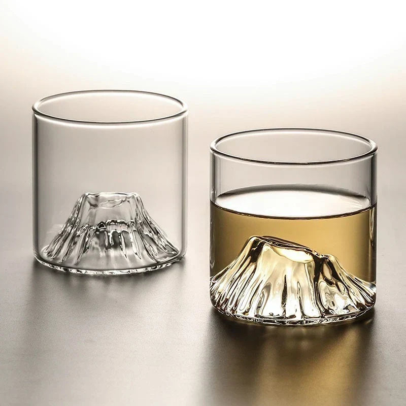 Handmade Japanese Whiskey Glass with Wooden Box, view 3